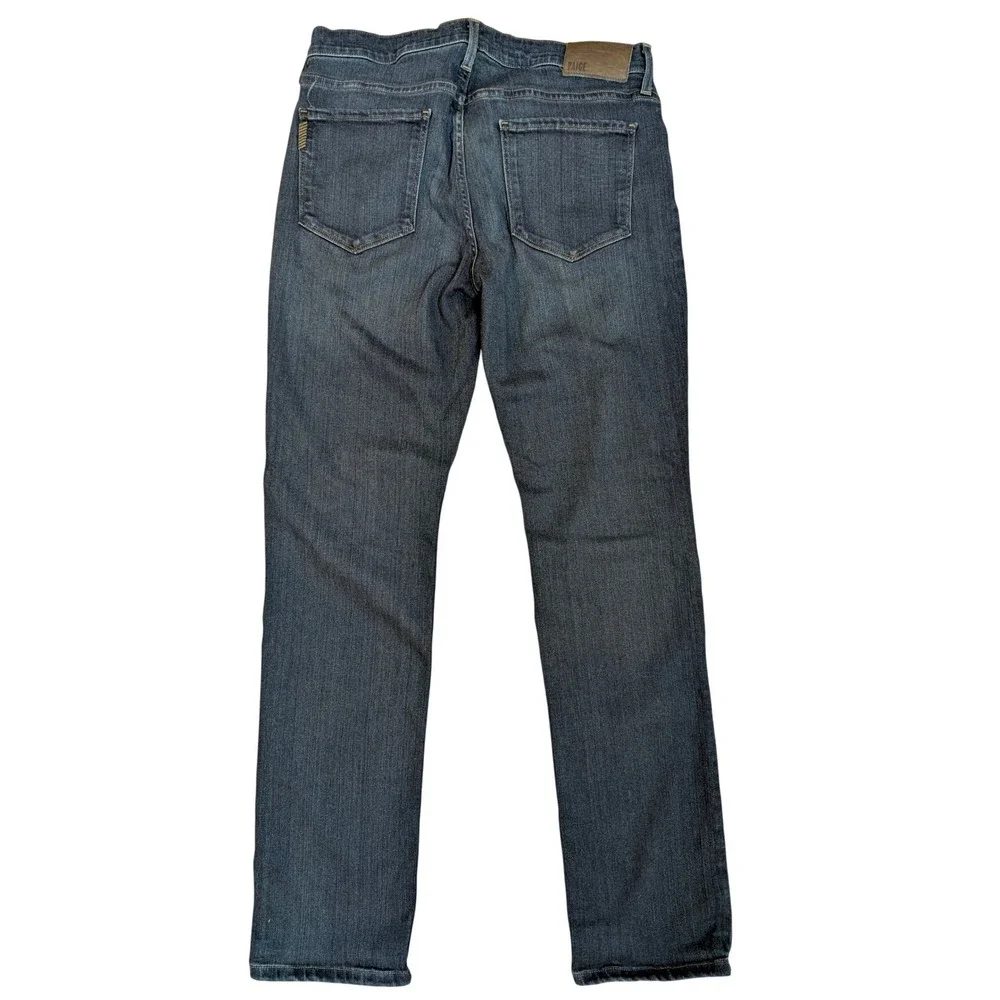 Paige Federal Slim Straight Jeans Mens 32x31 Cellar‎ Dark Wash M655521-2948